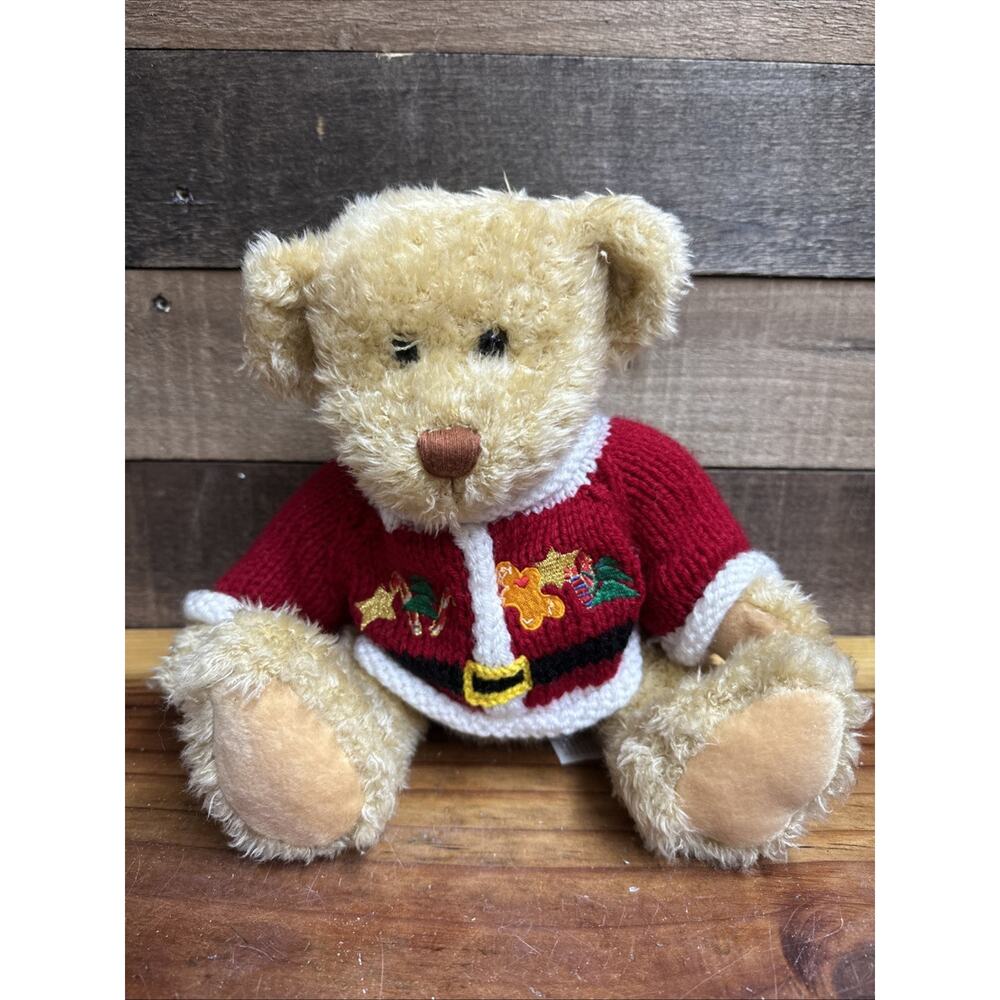 Dan Dee Collector's Choice Christmas Bear Plush Stuffed Toy 9"